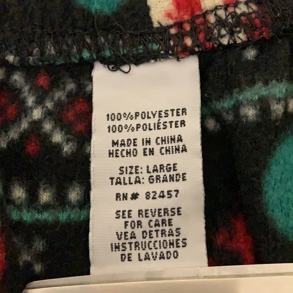 Fleece Mickey Holiday Jogger Style Pants - Picture 7 of 11